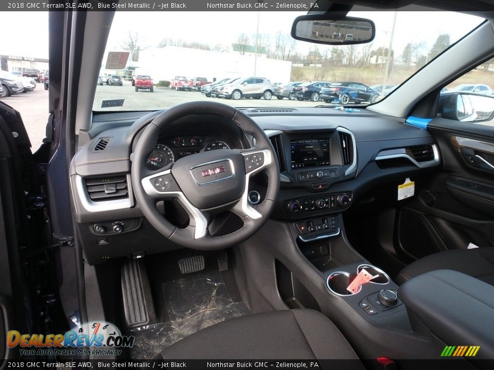 2018 GMC Terrain SLE AWD Blue Steel Metallic / ­Jet Black Photo #12