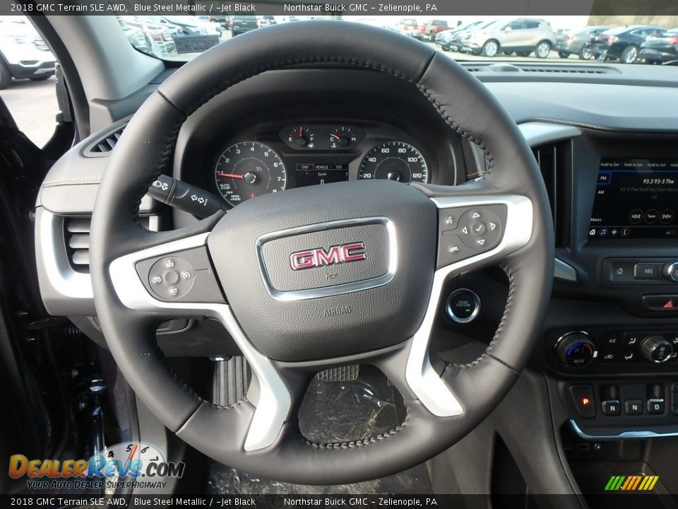 2018 GMC Terrain SLE AWD Blue Steel Metallic / ­Jet Black Photo #17