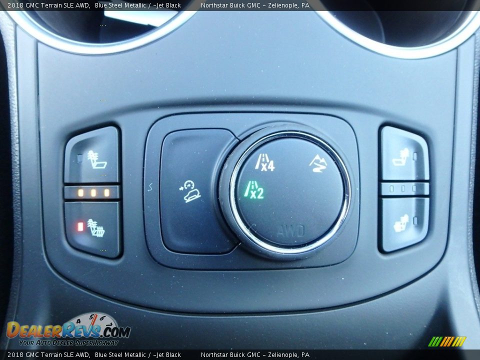 2018 GMC Terrain SLE AWD Blue Steel Metallic / ­Jet Black Photo #18