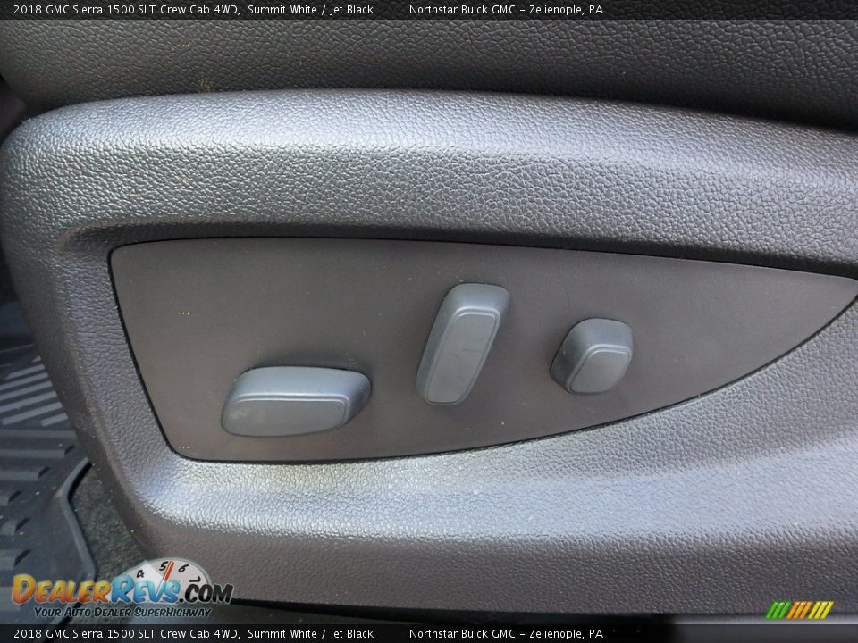 2018 GMC Sierra 1500 SLT Crew Cab 4WD Summit White / Jet Black Photo #20