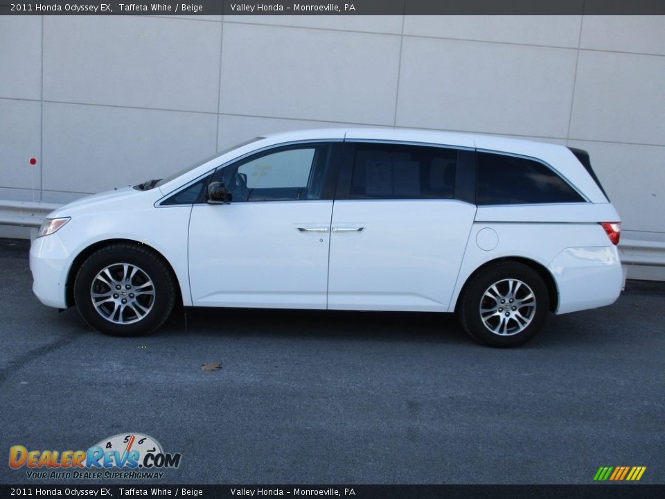 2011 Honda Odyssey EX Taffeta White / Beige Photo #2