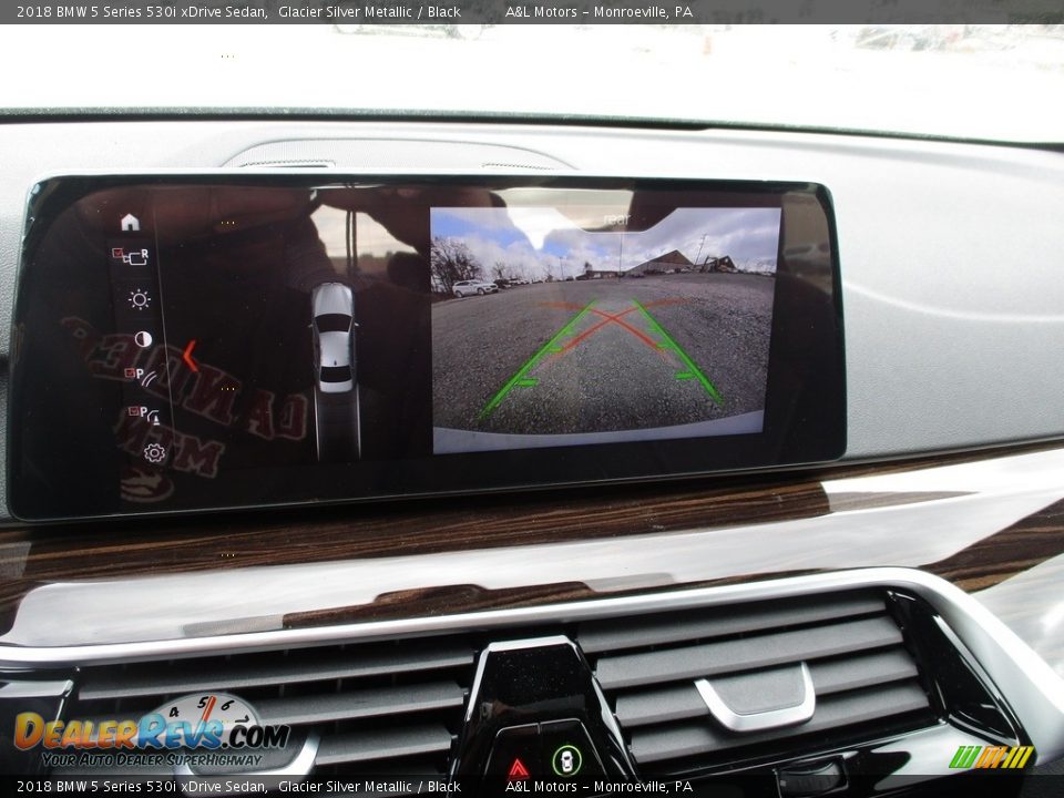 2018 BMW 5 Series 530i xDrive Sedan Glacier Silver Metallic / Black Photo #15
