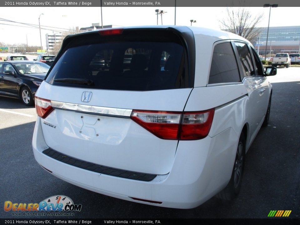 2011 Honda Odyssey EX Taffeta White / Beige Photo #5