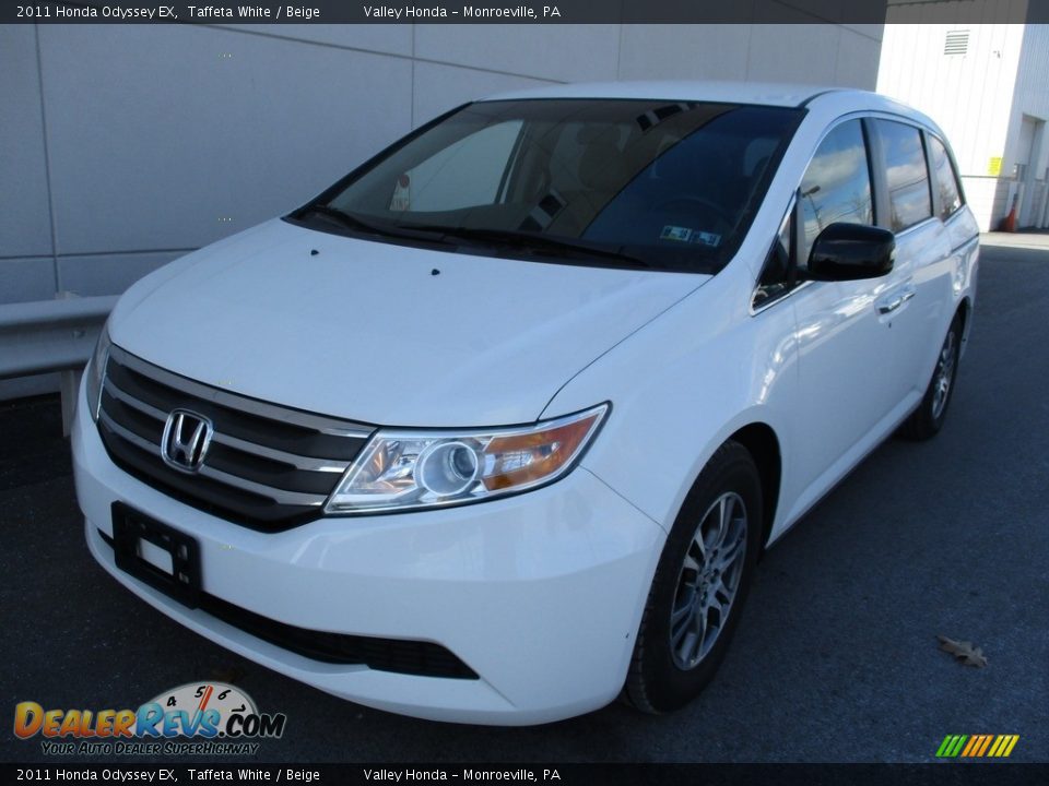 2011 Honda Odyssey EX Taffeta White / Beige Photo #9