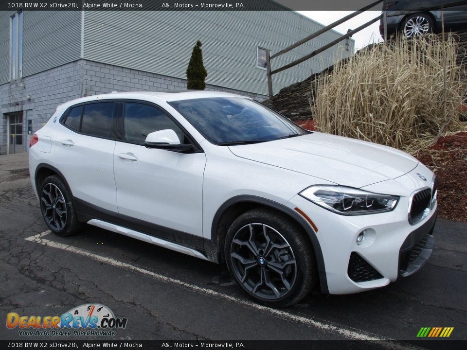 2018 BMW X2 xDrive28i Alpine White / Mocha Photo #1