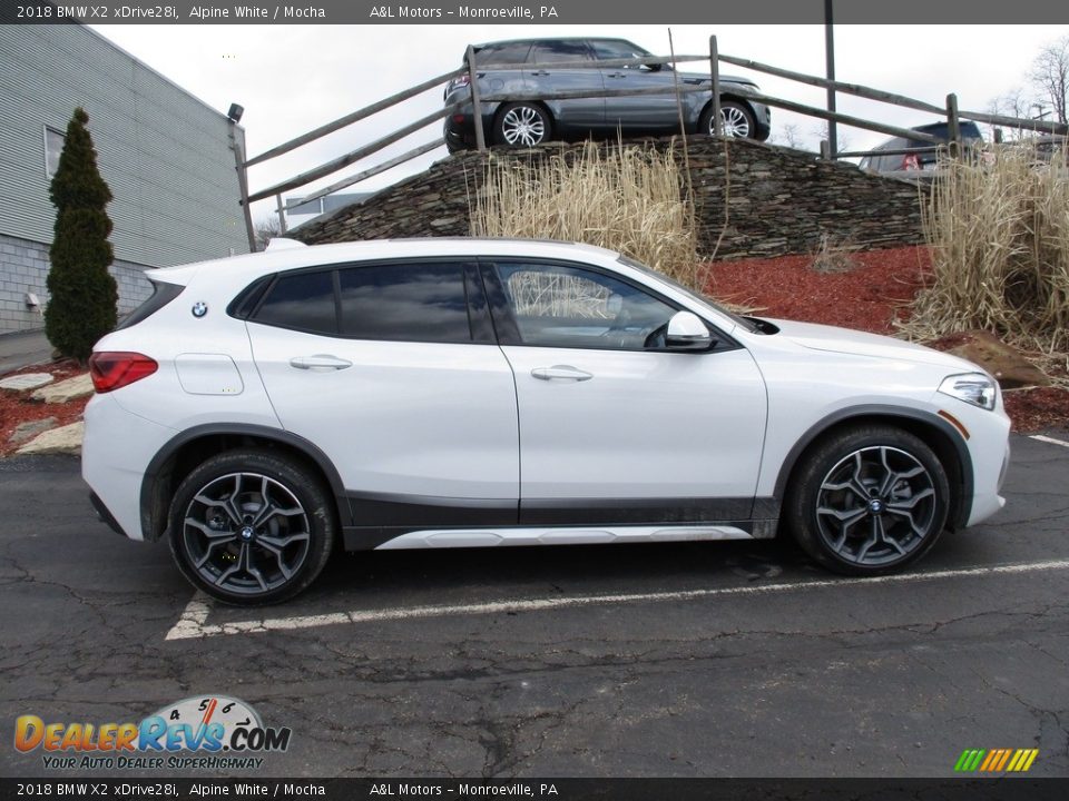 2018 BMW X2 xDrive28i Alpine White / Mocha Photo #2