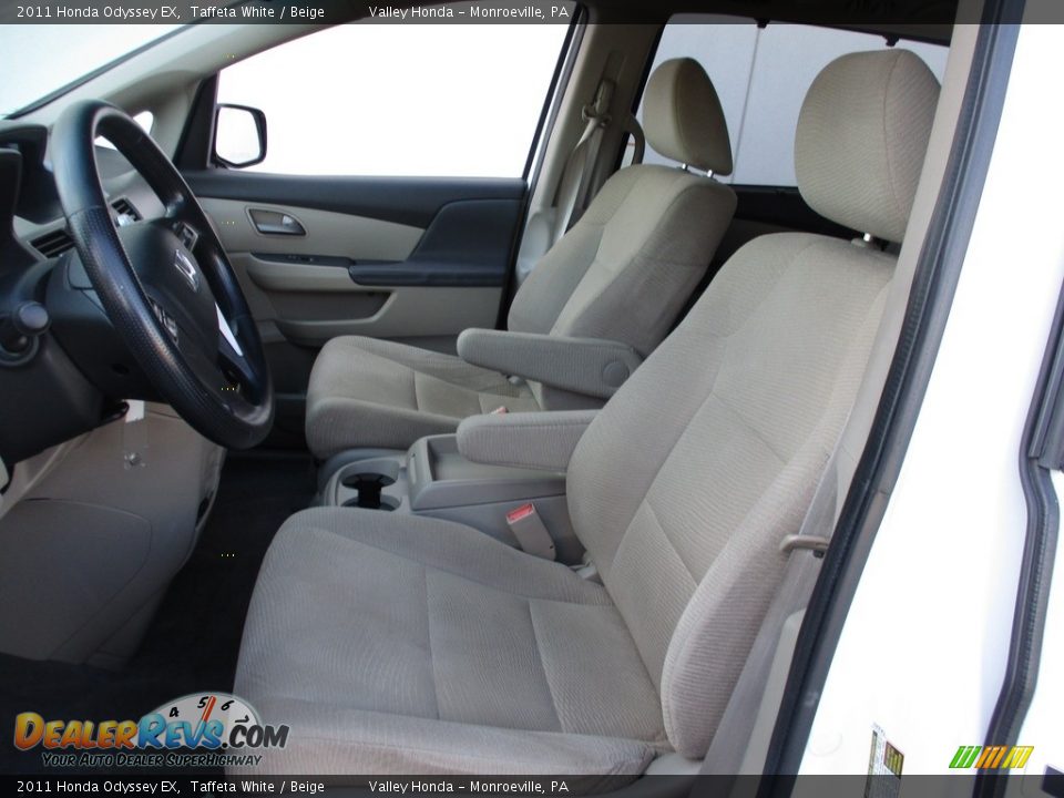 2011 Honda Odyssey EX Taffeta White / Beige Photo #11