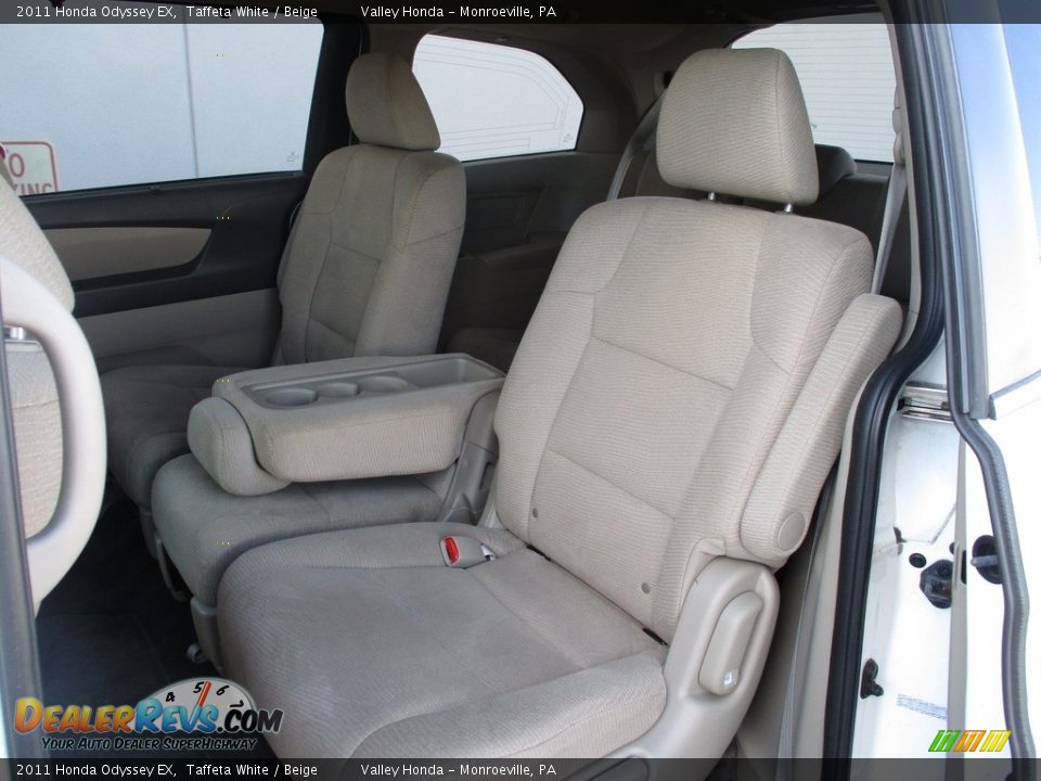 2011 Honda Odyssey EX Taffeta White / Beige Photo #12