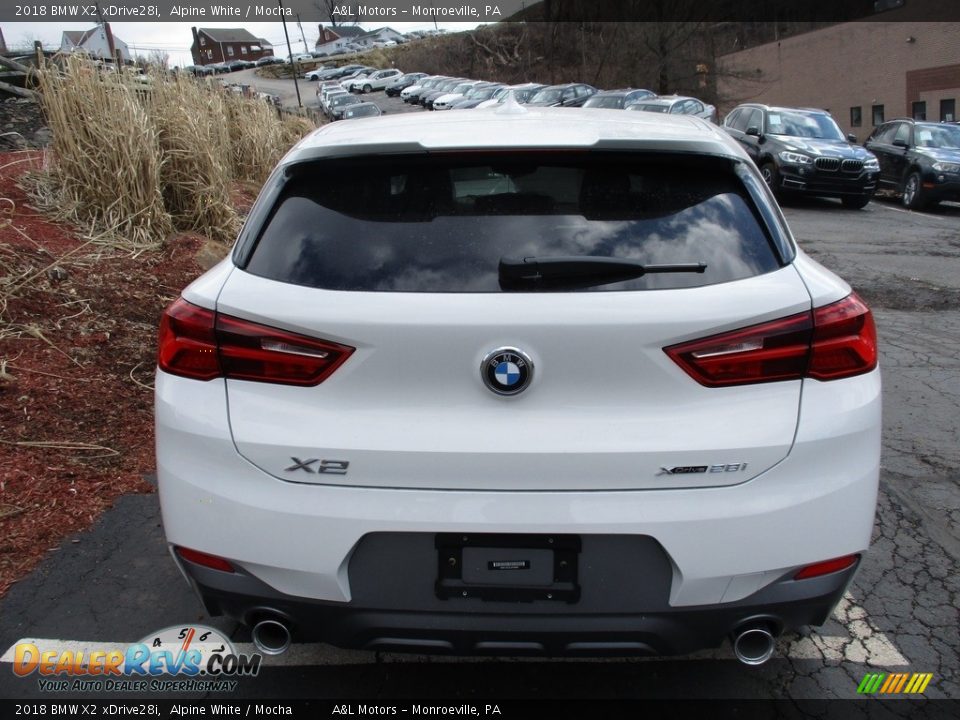 2018 BMW X2 xDrive28i Alpine White / Mocha Photo #4