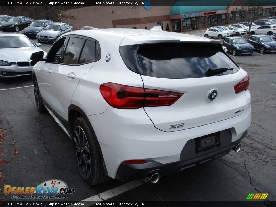 2018 BMW X2 xDrive28i Alpine White / Mocha Photo #5