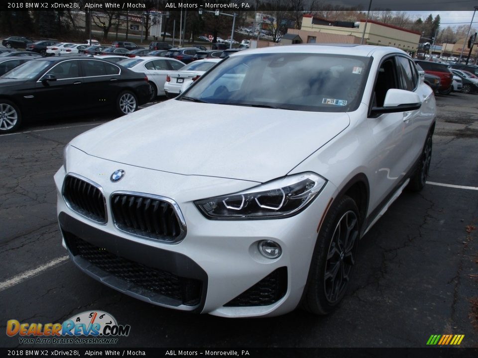 2018 BMW X2 xDrive28i Alpine White / Mocha Photo #6