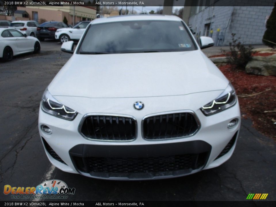 2018 BMW X2 xDrive28i Alpine White / Mocha Photo #7