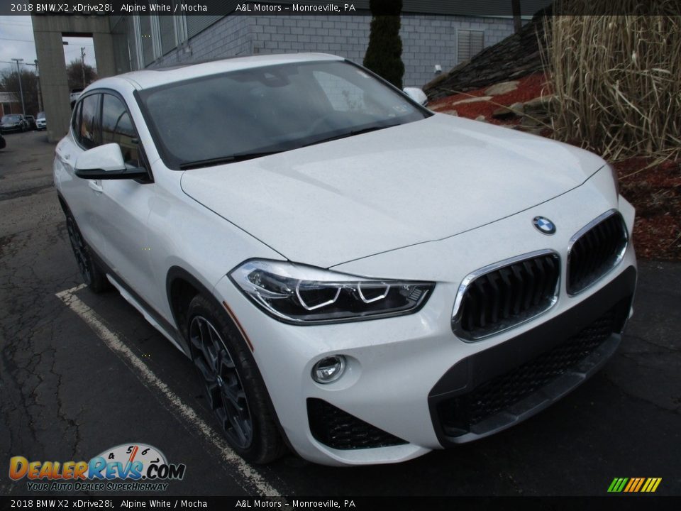 2018 BMW X2 xDrive28i Alpine White / Mocha Photo #8