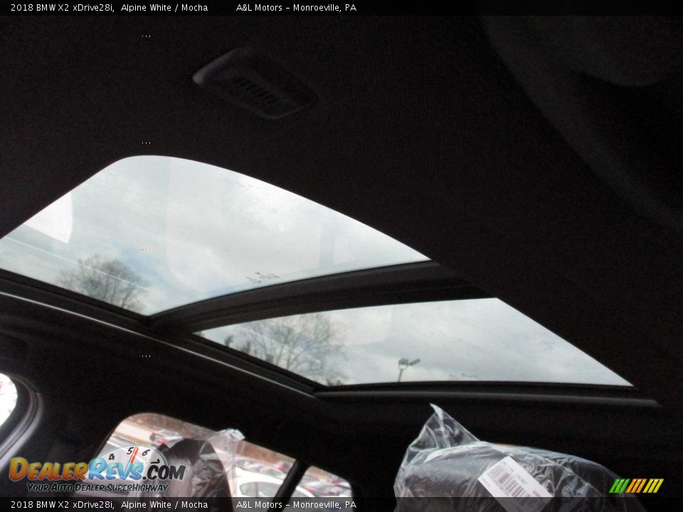 2018 BMW X2 xDrive28i Alpine White / Mocha Photo #10