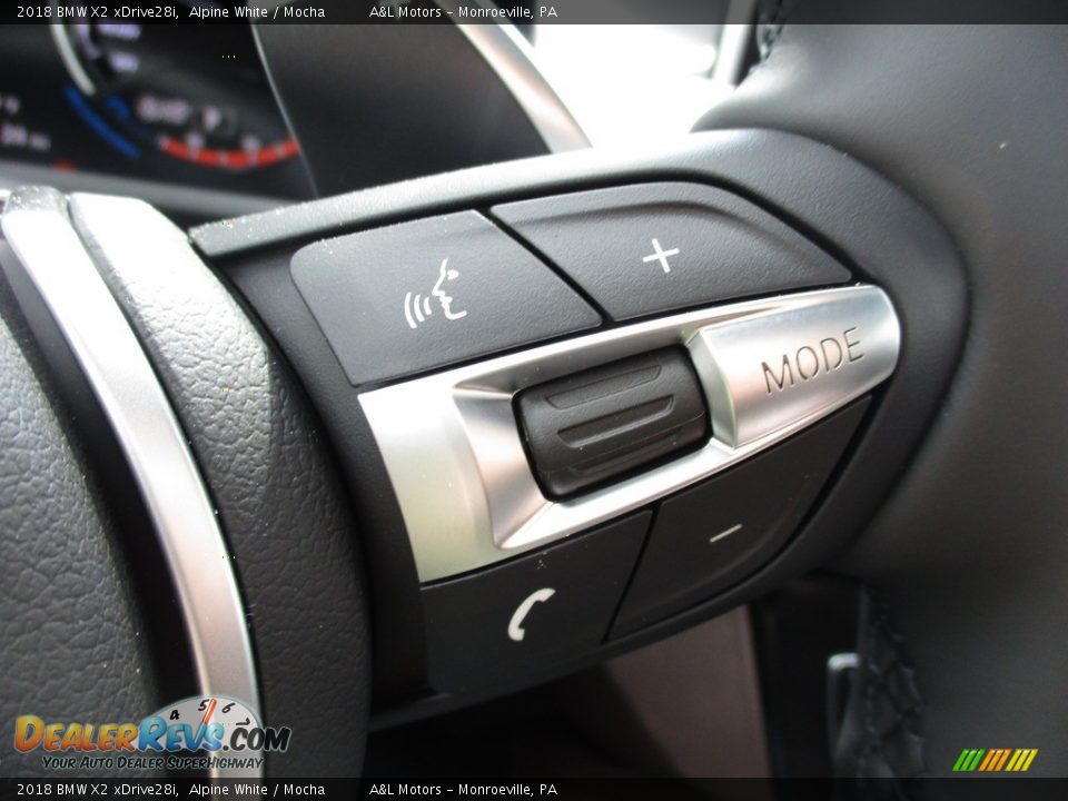 2018 BMW X2 xDrive28i Alpine White / Mocha Photo #18