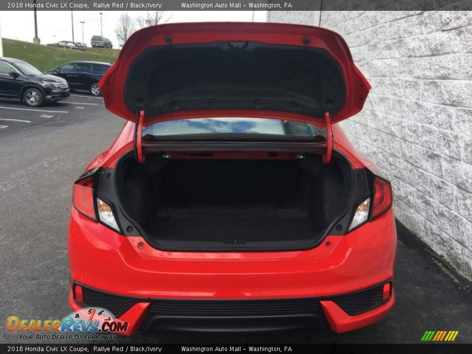 2018 Honda Civic LX Coupe Rallye Red / Black/Ivory Photo #20