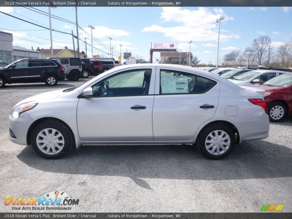 Brilliant Silver 2018 Nissan Versa S Plus Photo #7