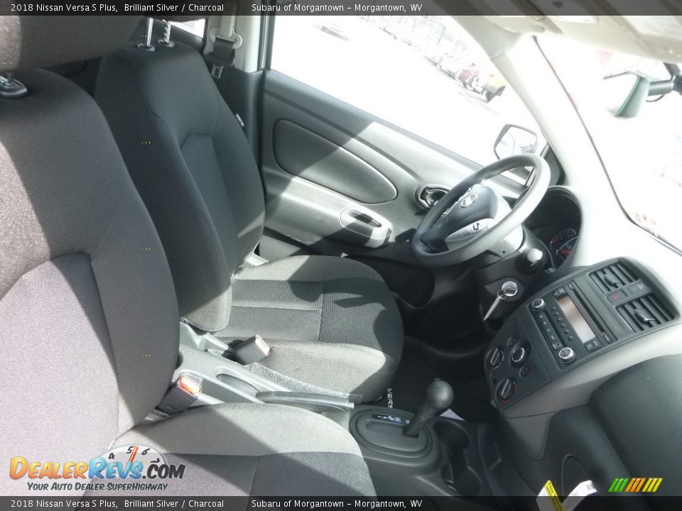 2018 Nissan Versa S Plus Brilliant Silver / Charcoal Photo #10