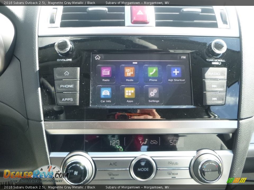 2018 Subaru Outback 2.5i Magnetite Gray Metallic / Black Photo #16