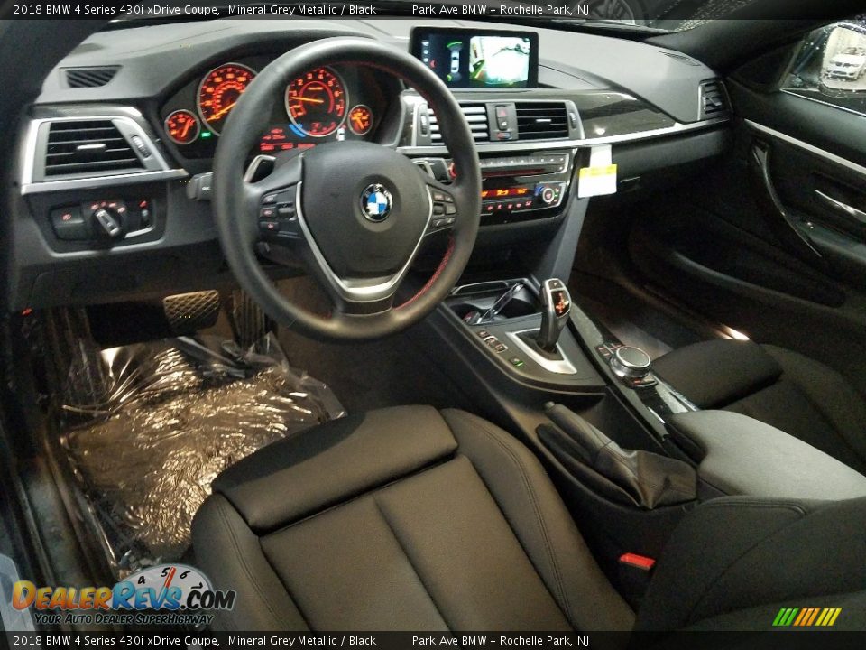 2018 BMW 4 Series 430i xDrive Coupe Mineral Grey Metallic / Black Photo #13