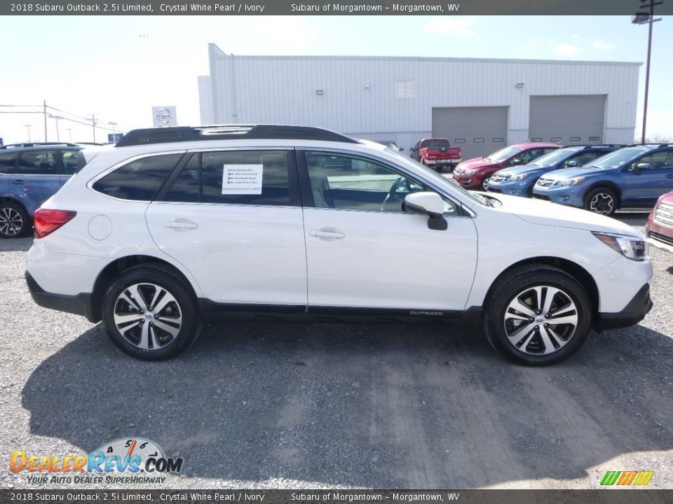 2018 Subaru Outback 2.5i Limited Crystal White Pearl / Ivory Photo #3