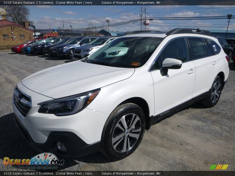 2018 Subaru Outback 2.5i Limited Crystal White Pearl / Ivory Photo #8