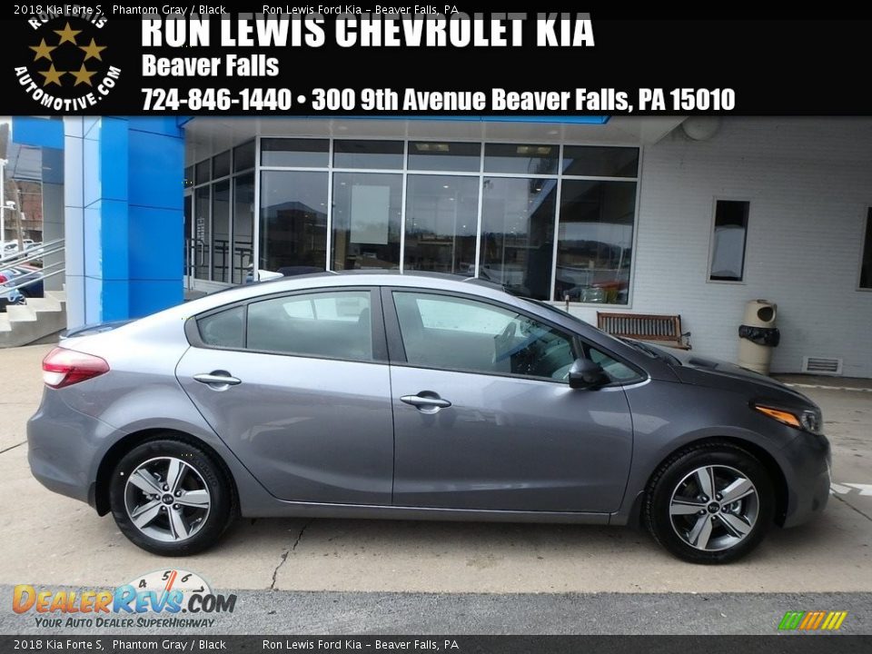 2018 Kia Forte S Phantom Gray / Black Photo #1
