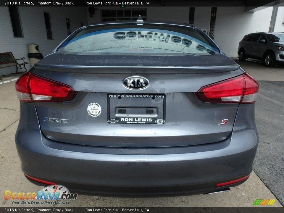 2018 Kia Forte S Phantom Gray / Black Photo #4