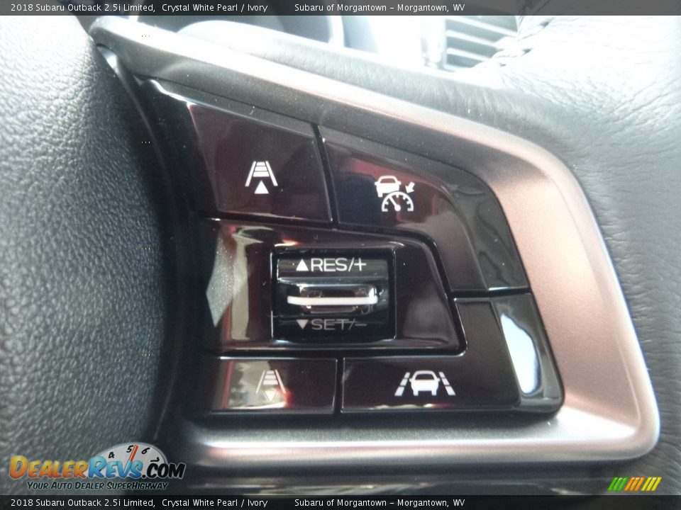 2018 Subaru Outback 2.5i Limited Crystal White Pearl / Ivory Photo #19