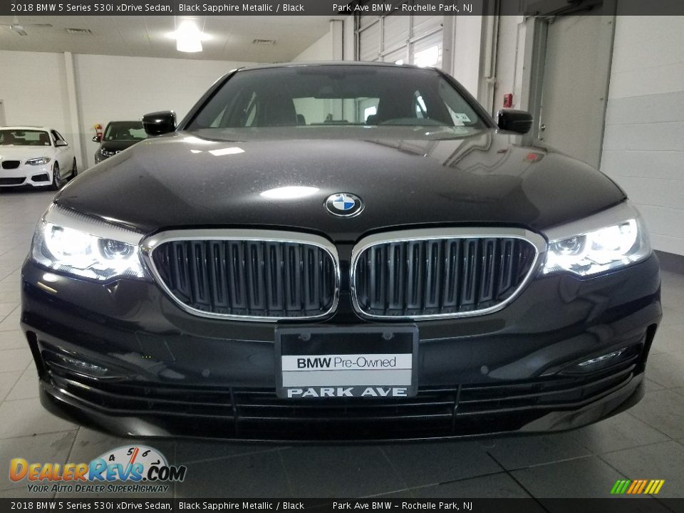 2018 BMW 5 Series 530i xDrive Sedan Black Sapphire Metallic / Black Photo #8