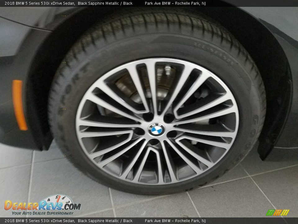 2018 BMW 5 Series 530i xDrive Sedan Black Sapphire Metallic / Black Photo #25