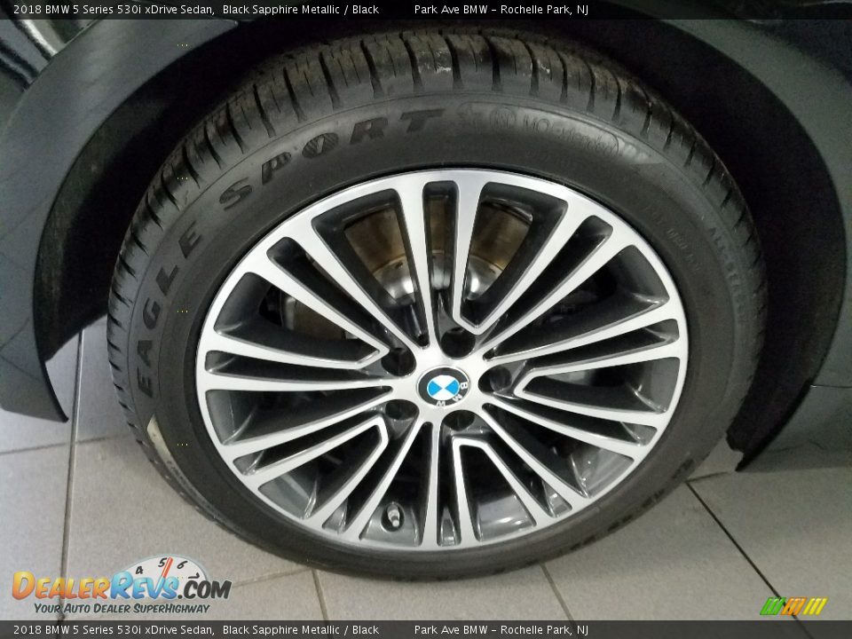 2018 BMW 5 Series 530i xDrive Sedan Black Sapphire Metallic / Black Photo #27