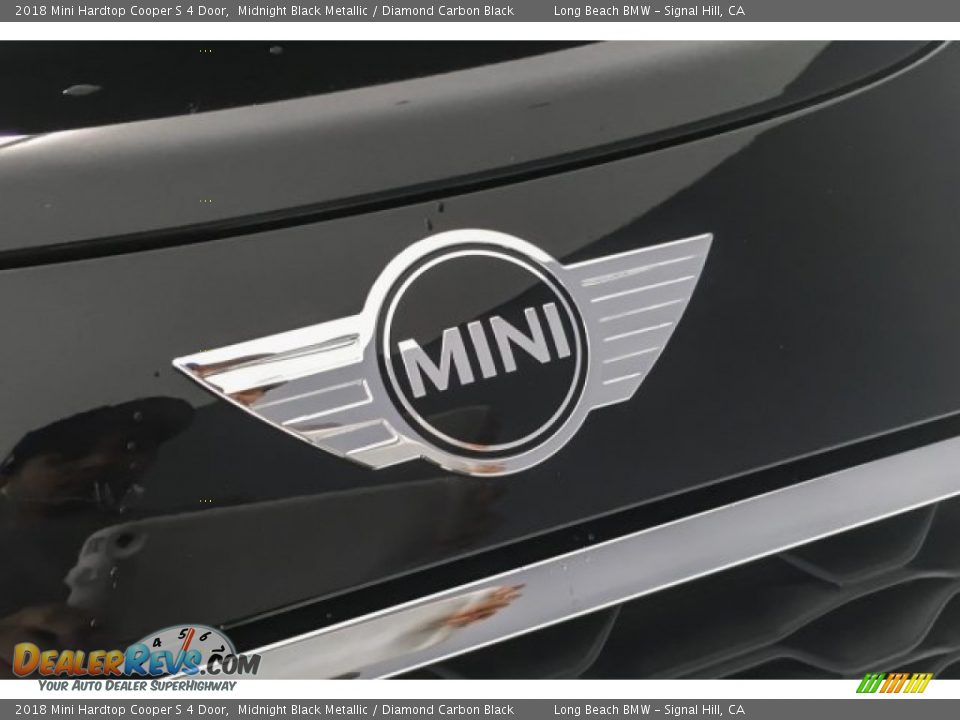2018 Mini Hardtop Cooper S 4 Door Midnight Black Metallic / Diamond Carbon Black Photo #30