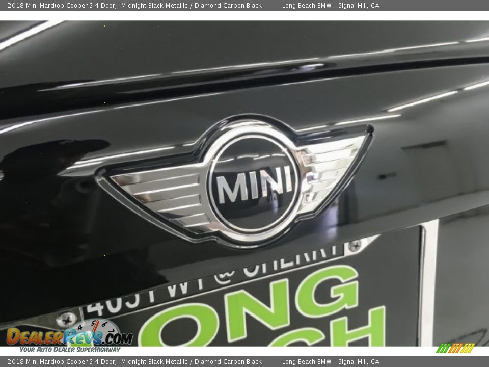 2018 Mini Hardtop Cooper S 4 Door Midnight Black Metallic / Diamond Carbon Black Photo #32