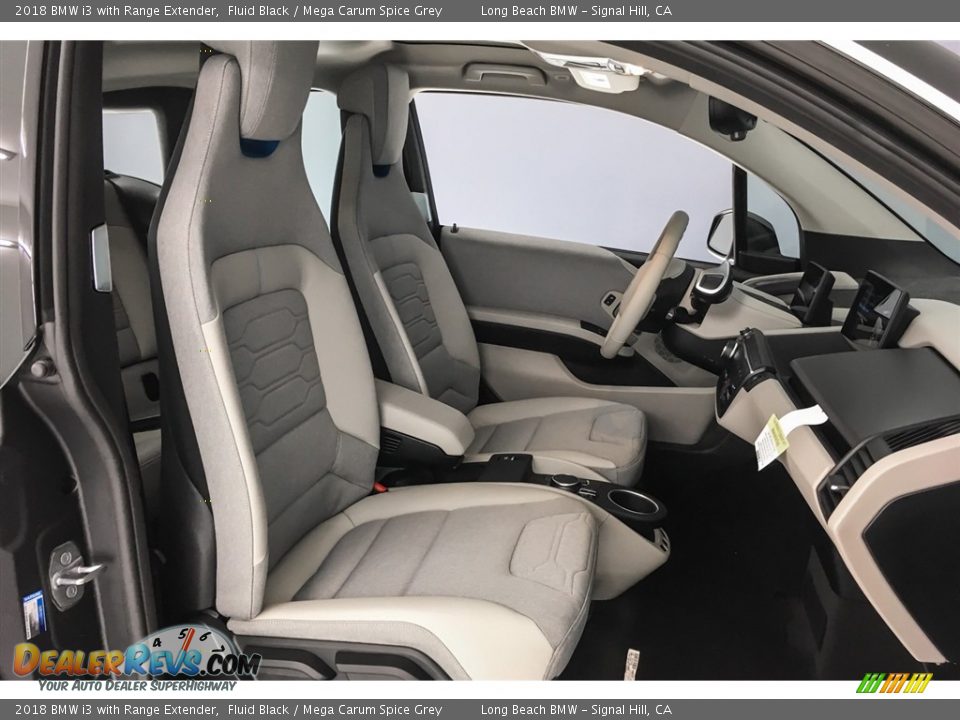 Mega Carum Spice Grey Interior - 2018 BMW i3 with Range Extender Photo #2