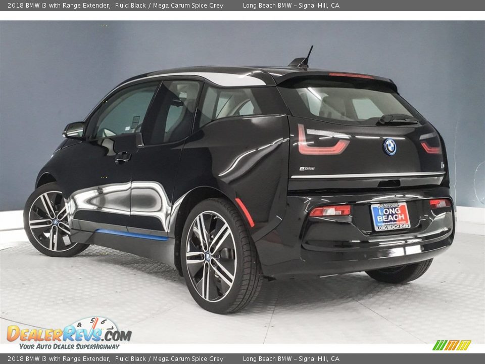 2018 BMW i3 with Range Extender Fluid Black / Mega Carum Spice Grey Photo #3