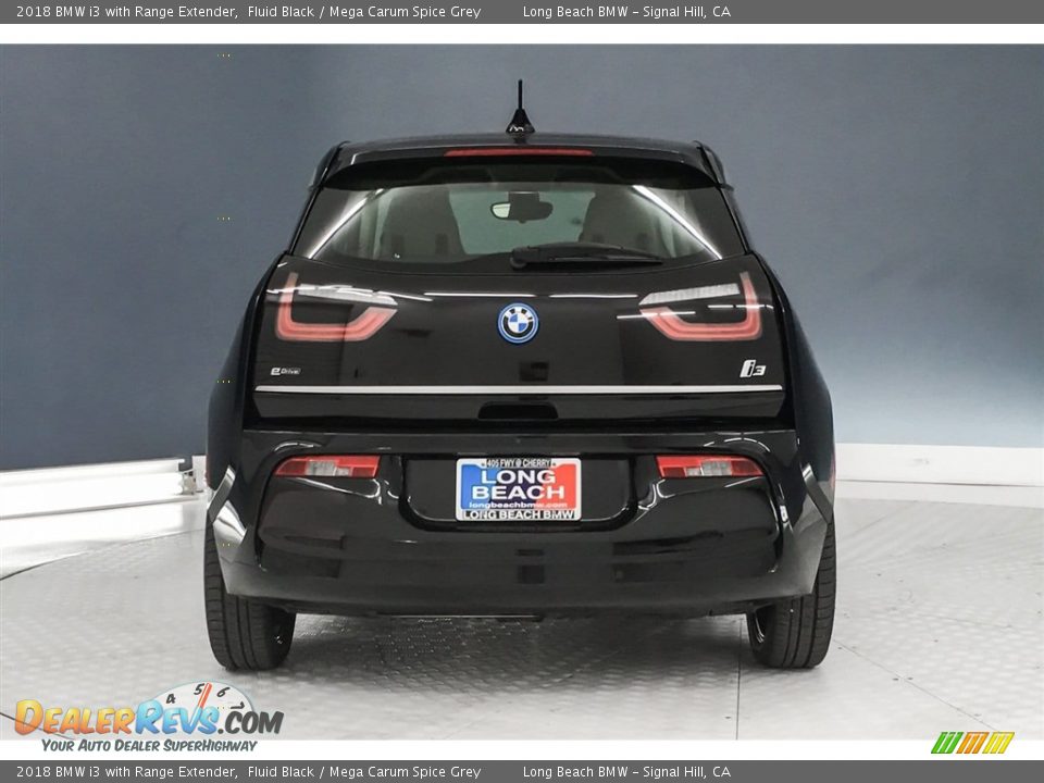 2018 BMW i3 with Range Extender Fluid Black / Mega Carum Spice Grey Photo #4