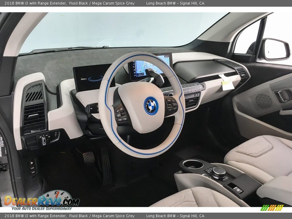 2018 BMW i3 with Range Extender Fluid Black / Mega Carum Spice Grey Photo #5