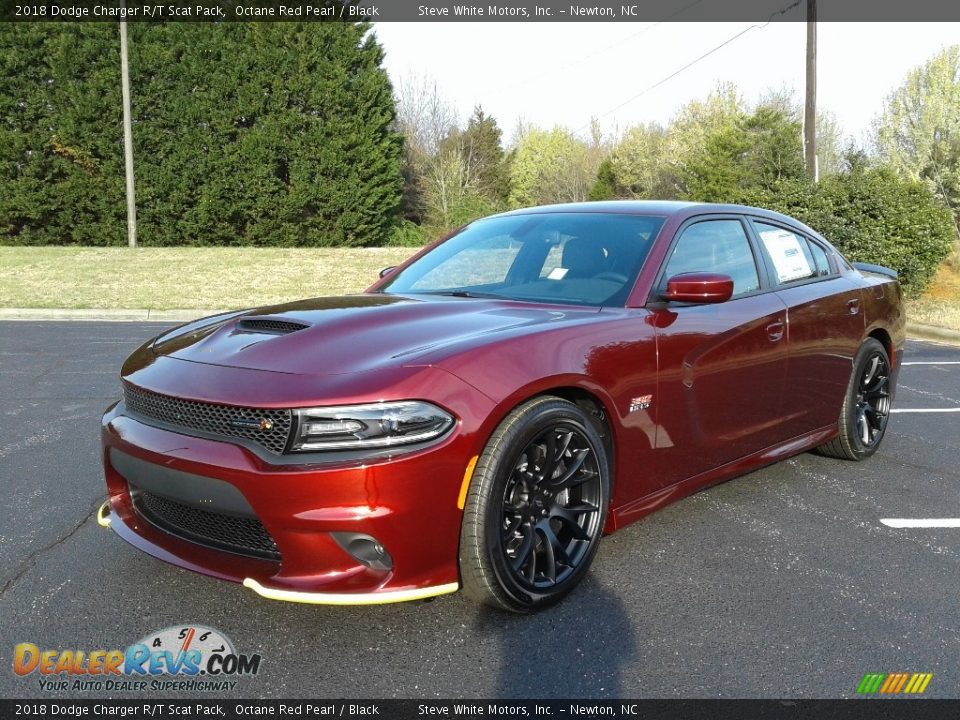 2018 Dodge Charger R/T Scat Pack Octane Red Pearl / Black Photo #2