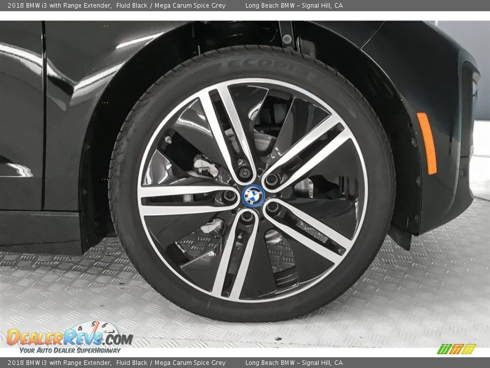 2018 BMW i3 with Range Extender Fluid Black / Mega Carum Spice Grey Photo #9