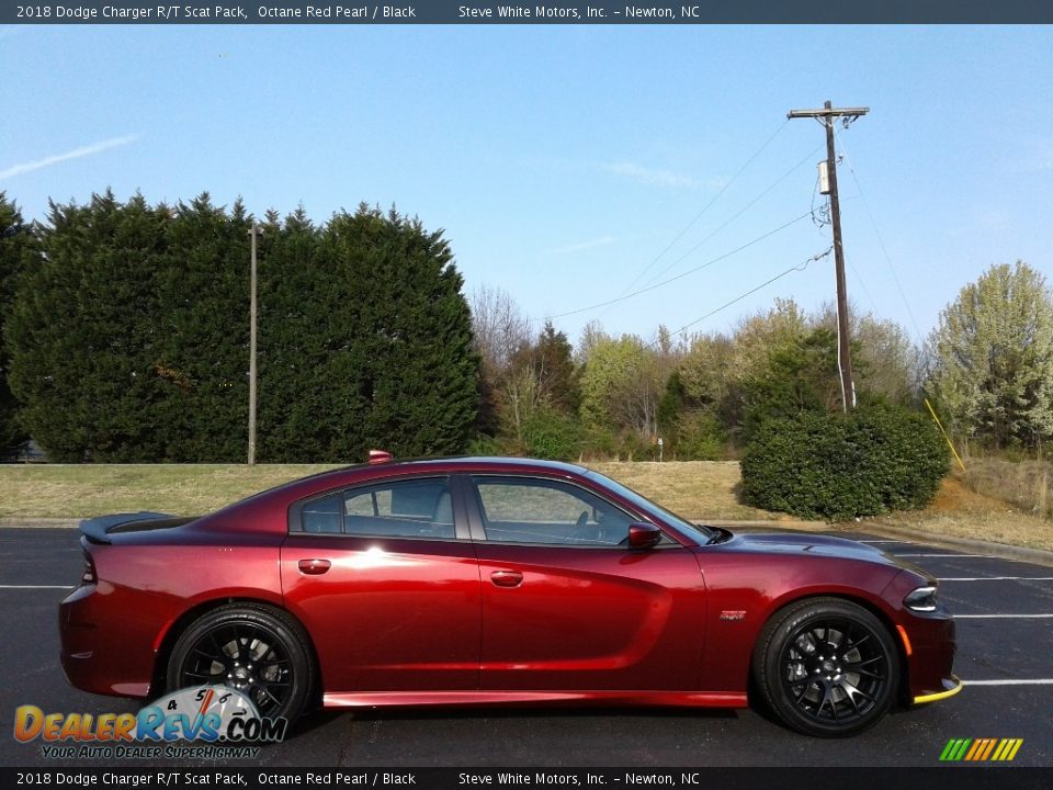 2018 Dodge Charger R/T Scat Pack Octane Red Pearl / Black Photo #5