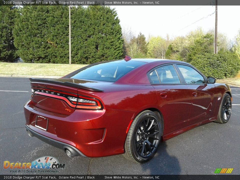2018 Dodge Charger R/T Scat Pack Octane Red Pearl / Black Photo #6