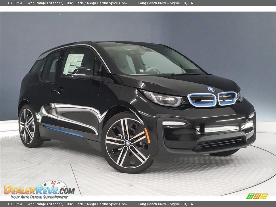 2018 BMW i3 with Range Extender Fluid Black / Mega Carum Spice Grey Photo #12