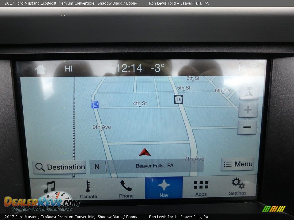 2017 Ford Mustang EcoBoost Premium Convertible Shadow Black / Ebony Photo #17