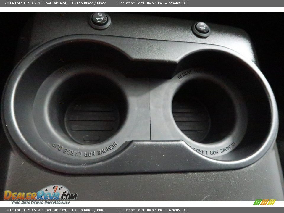 2014 Ford F150 STX SuperCab 4x4 Tuxedo Black / Black Photo #17
