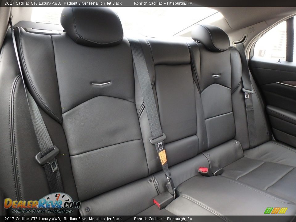 2017 Cadillac CTS Luxury AWD Radiant Silver Metallic / Jet Black Photo #20