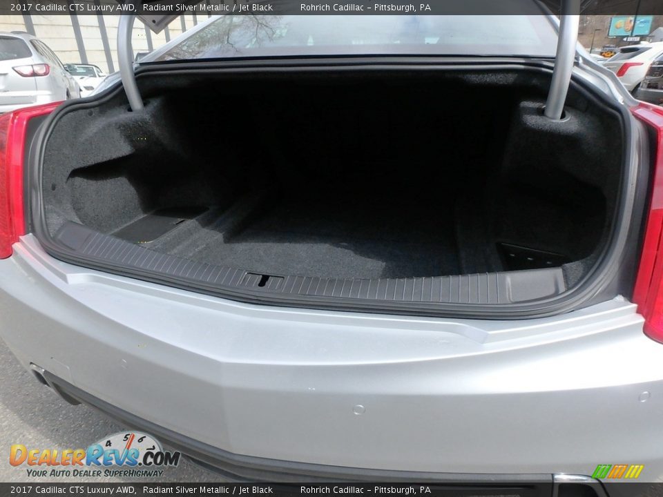 2017 Cadillac CTS Luxury AWD Radiant Silver Metallic / Jet Black Photo #22