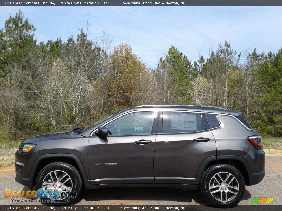 2018 Jeep Compass Latitude Granite Crystal Metallic / Black Photo #1