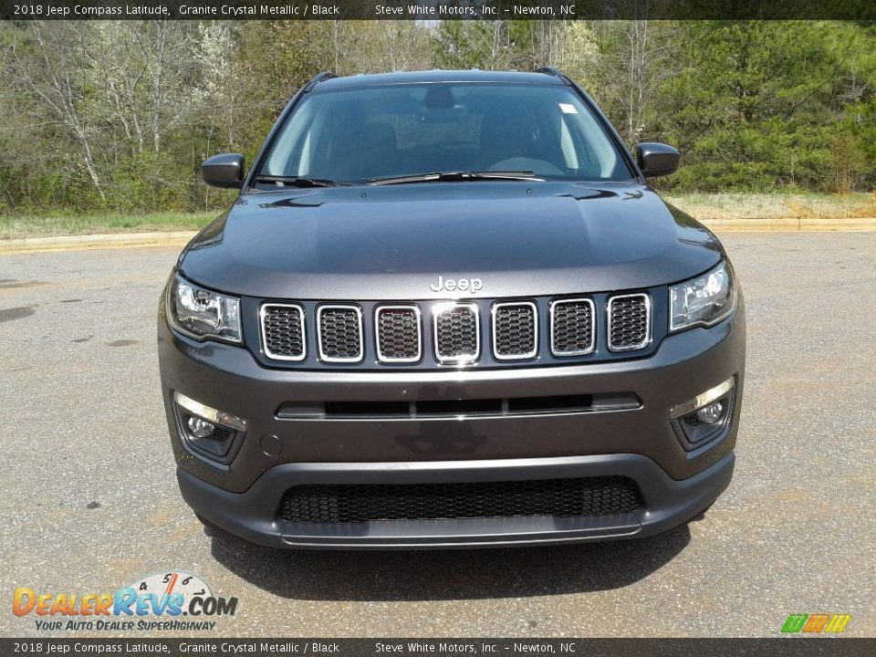 2018 Jeep Compass Latitude Granite Crystal Metallic / Black Photo #3
