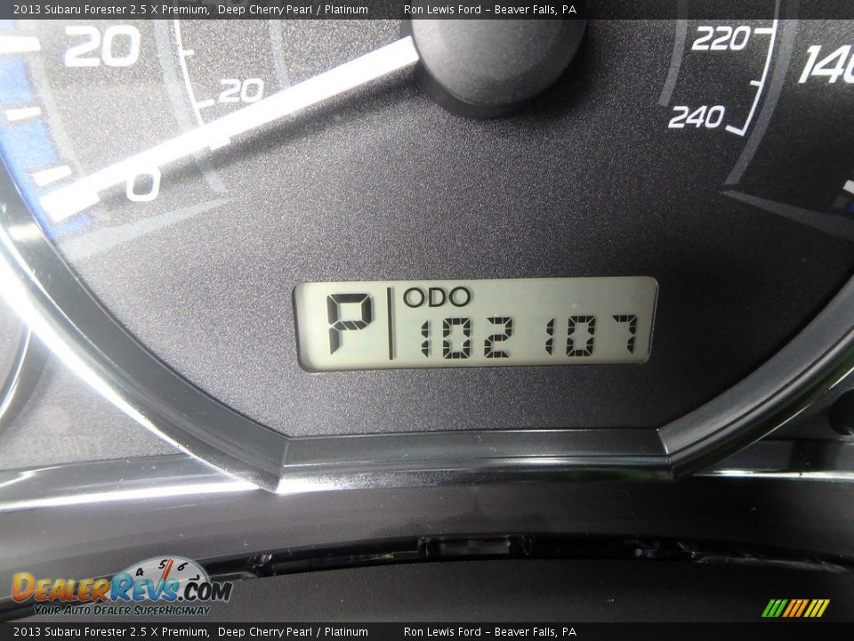 2013 Subaru Forester 2.5 X Premium Deep Cherry Pearl / Platinum Photo #20